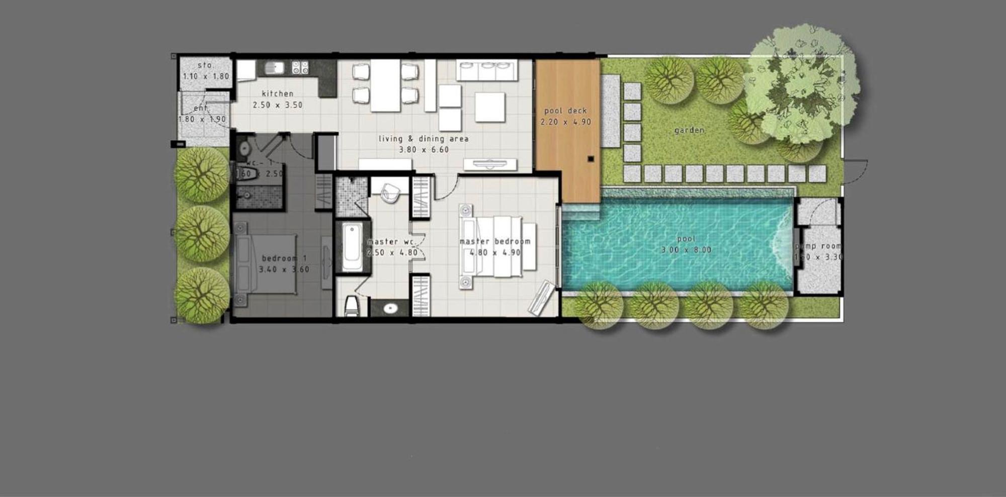 One Bedroom Onyx Villa Nai Harn Exterior foto